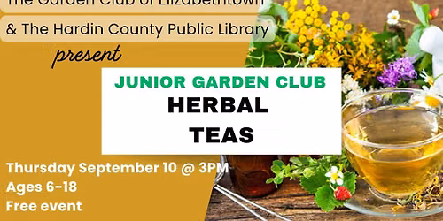 Herbal Teas - Junior Garden Club
