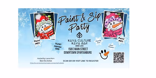Paint & Sip at Kava Culture Downtown Spartanburg