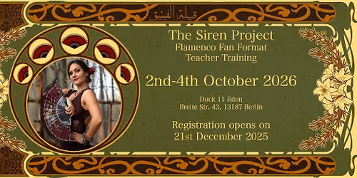 The Siren Project Teacher Training in Berlin with Katarzyna Lidia - in person and online via Zoom!