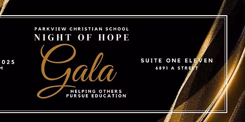 3rd Annual Night of Hope Gala & Auction