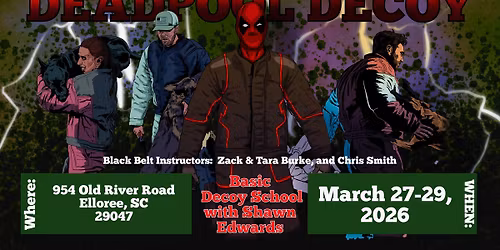 Basic Foundational Decoy School @ Ridgeside K9 Summerville