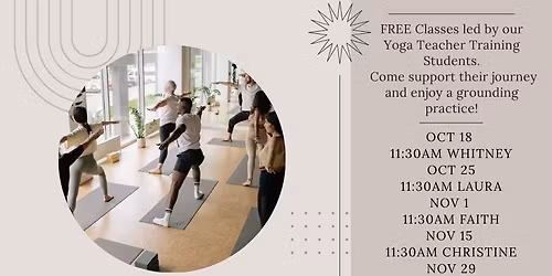FREE All Levels Community Yoga Class