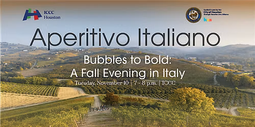 Aperitivo Italiano: Bubbles to Bold - A Fall Evening in Italy