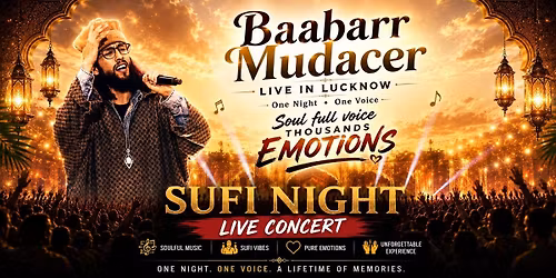 Baabarr Mudacer Live in Lucknow sufi night
