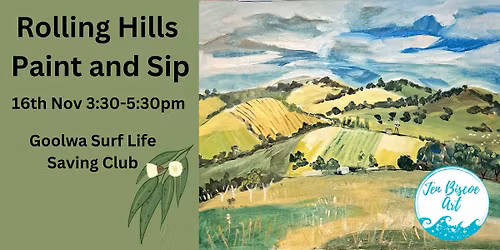 Rolling Hills Paint and Sip at Goolwa