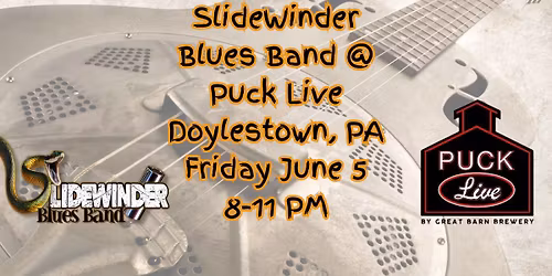 SlideWinder Blues Band @ Puck Live June 5
