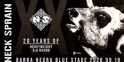NECK SPRAIN - 20 years of Heavyweight 3rd Round @ Barba Negra, Budapest