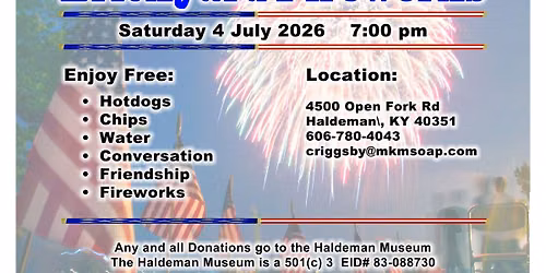 2026 “Happy 250th America” Haldeman Brickyard Fireworks