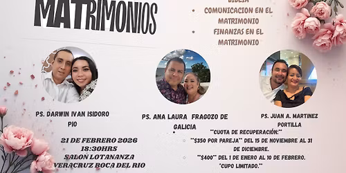 Cena Conferencia para Matrimonios