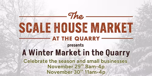 A Winter Market in the Quarry