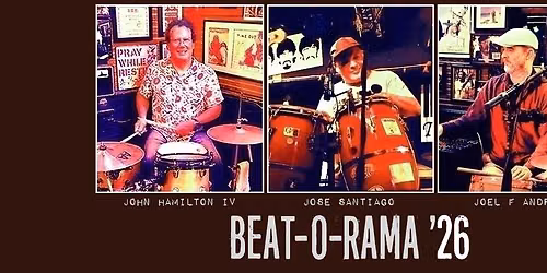 Phil & Foster's Beat-O-Rama '26 with Jos\u00e9 Santiago, John Hamilton, and Joel Andrews at Callaghan's