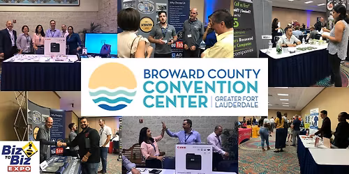 6ft Exhibitor Table: Business Expo December 3rd- Broward Convention