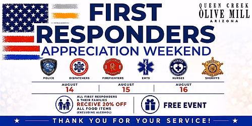 1st Responders Appreciation Weekend