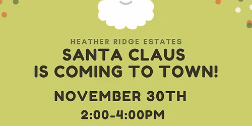 Santa Claus is coming to town!!!