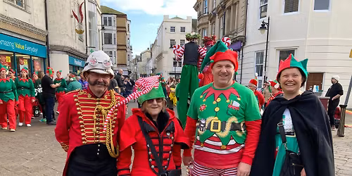 Elf Parade, world record attempt, Weymouth 