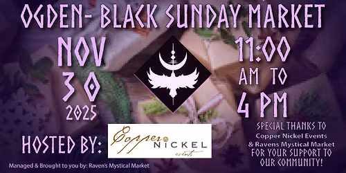 Black Sunday Market - OGDEN Utah Pagan Market