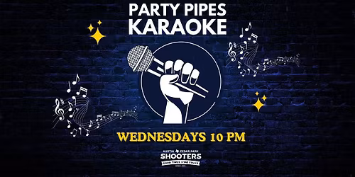 Karaoke Wednesdays at Shooters Austin! 1\/28