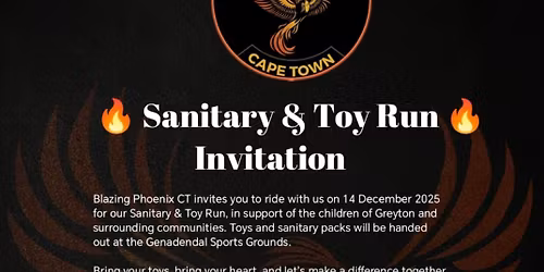 Sanitary and Toy Run 2025