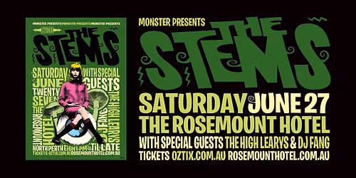 The Stems @ The Rosemount Hotel, North Perth