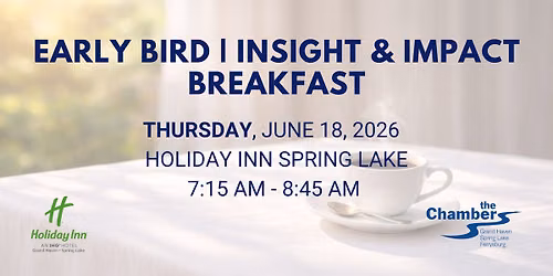 Eary Bird | Insight & Impact Breakfast 