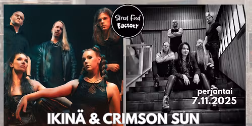 Tehtaan Live - IKIN\u00c4 & Crimson Sun