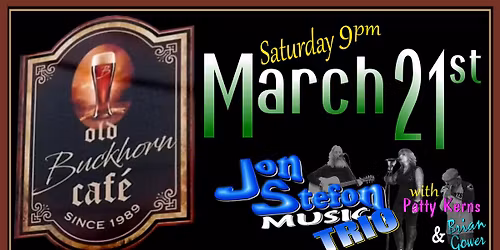 Jon Stefon TRIO @ Old Buck Horn March 21