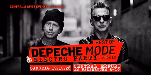 DEZ12 GREAT DEPECHE MODE & ELECTRO PARTY