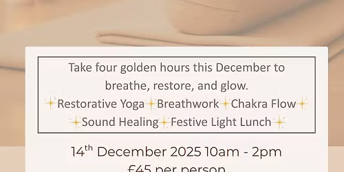 Unwrap your calm - Winter Retreat