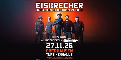 Jahresabschlusskonzert - Oberhausen - Turbinenhalle - 27.11.2026