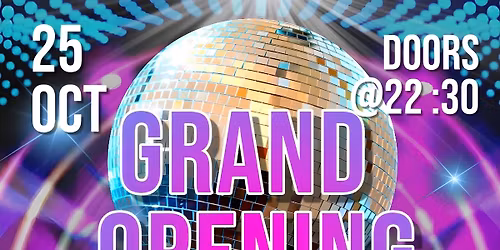 GRAND OPENING " "DISCO BARBARELLA