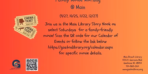 Family Movie Morning @ Main