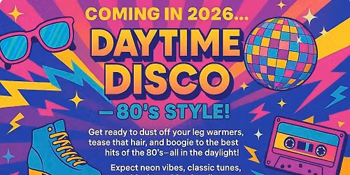 \ud83c\udfb8 80\u2019s Party Afternoon 