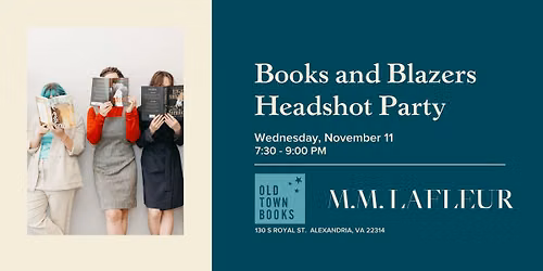 Books and Blazers Headshot Party