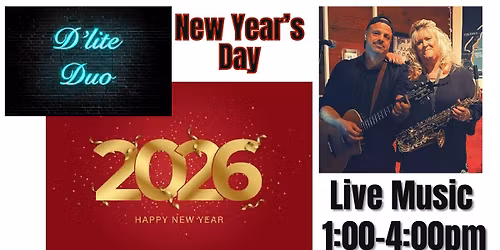 New Years DAY with D'Lite Duo at Knucklehead Pub