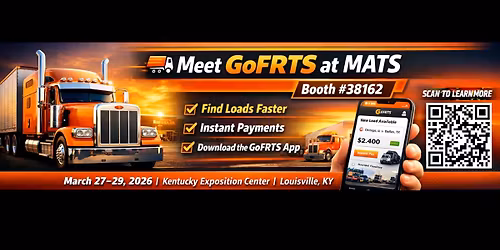 Meet GOFRTS at Mid-America Trucking Show | Booth #38162