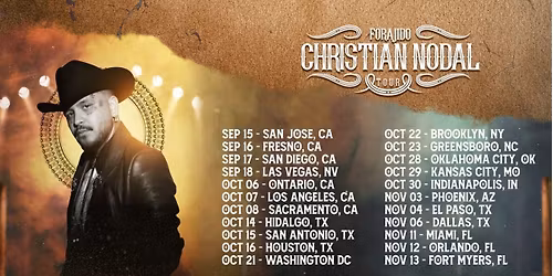 Christian Nodal at Amalie Arena