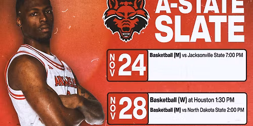 TBD at Arkansas State Red Wolves Mens Basketball at First National Bank Arena
