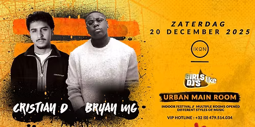 BRYAN MG & CHRISTIAN D live at IKON Antwerp \/\/ Sat. 20.12