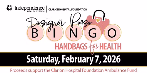 2025 Handbags for Health Designer Purse Bingo