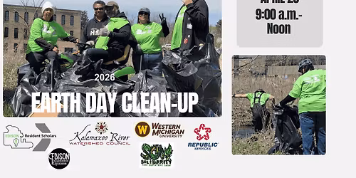 Earth Day Clean Up: Portage Creek & Literacy Lane