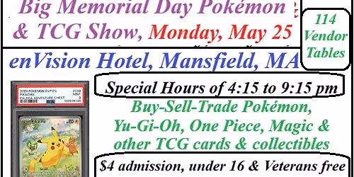 Big Memorial Day Pokemon & TCG Show