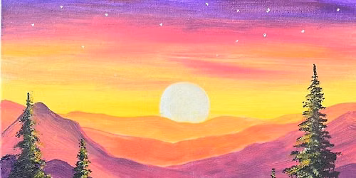 Paint and Sip: Radiant Ridge