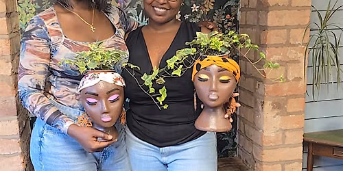 Paint and Sip - Crown and Bloom Mannequin Head Planter Workshop