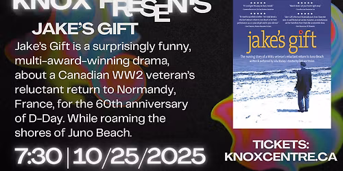 Jakes Gift - Play at FLATO Academy Theatre