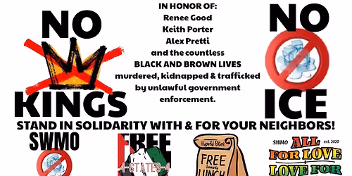 NO KINGS!! NO ICE!! CARTHAGE, MO!!