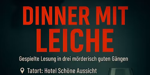 Dinner mit Leiche - Gespielte Lesung in Drei G\u00e4ngen am R\u00fcstersieler Hafen am 22.11.2025