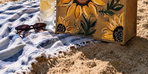 Sunflower Wishes - Tote Bag Paint Party at Gather