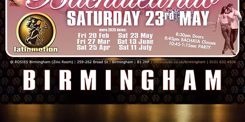 LatinMotion \ud83d\udc97 #BACHATEANDO \ud83d\udc83\ud83c\udffb Night \ud83d\udc97 \ud83d\udccd Rosies Birmingham 