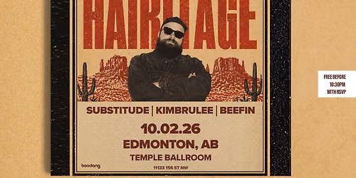 Hairitage - Free before 10:30pm w\/ RSVP - Temple Ballroom