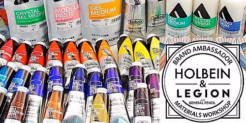 Holbein, Legion Paper, and General Pencil Acrylic Family Workshop